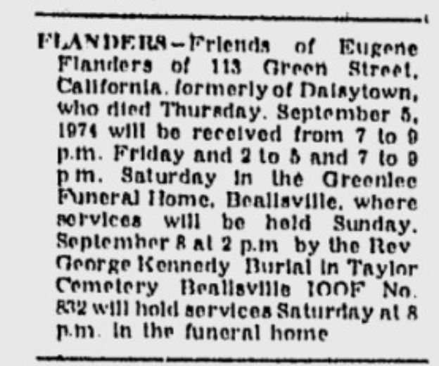 funeral notice